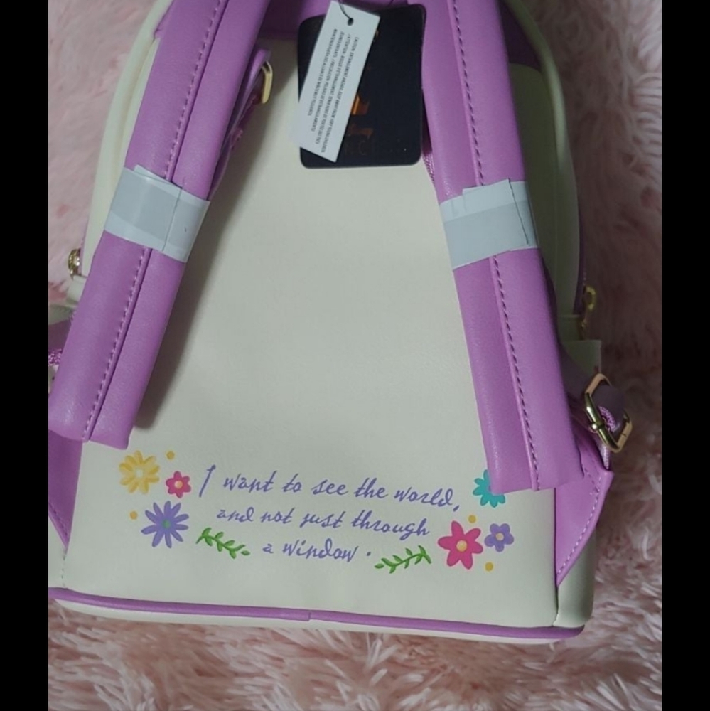 tangled Loungefly backpack new with tags - Picture 2 of 7
